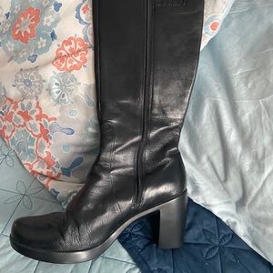 Dansko “TYRA Nappa” knee high heel boots